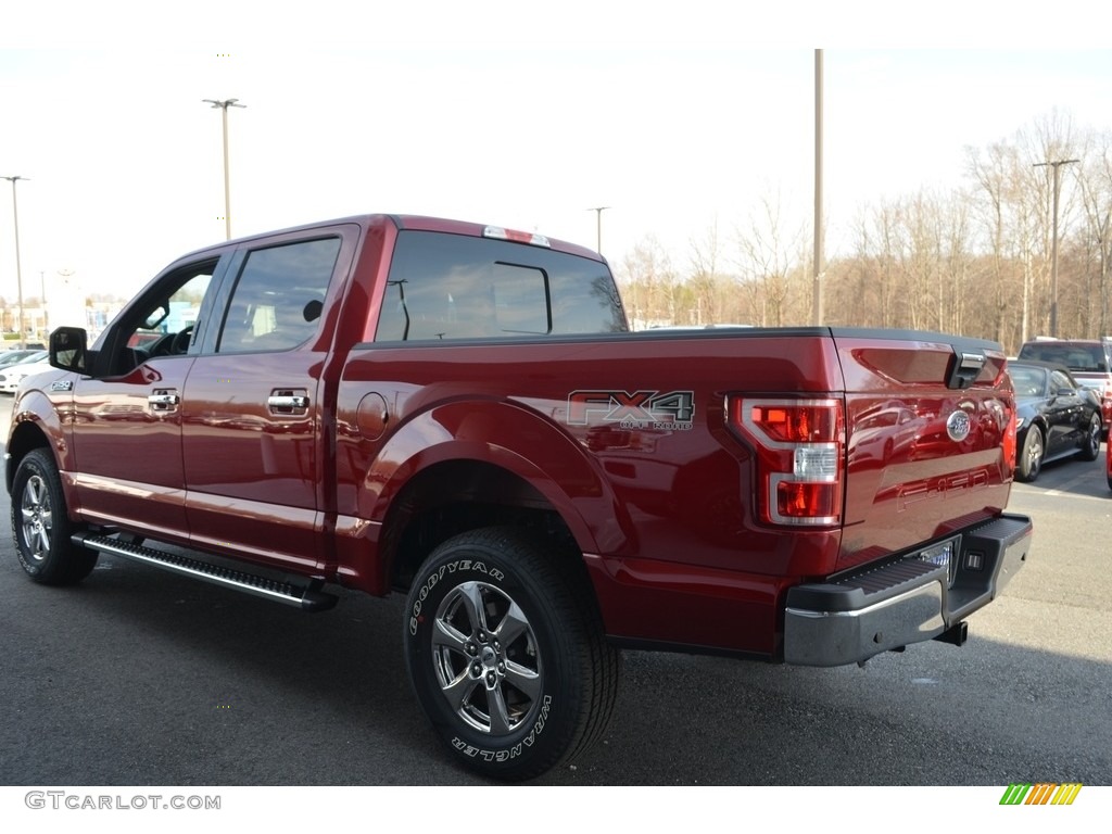 2018 F150 XLT SuperCrew 4x4 - Ruby Red / Earth Gray photo #21