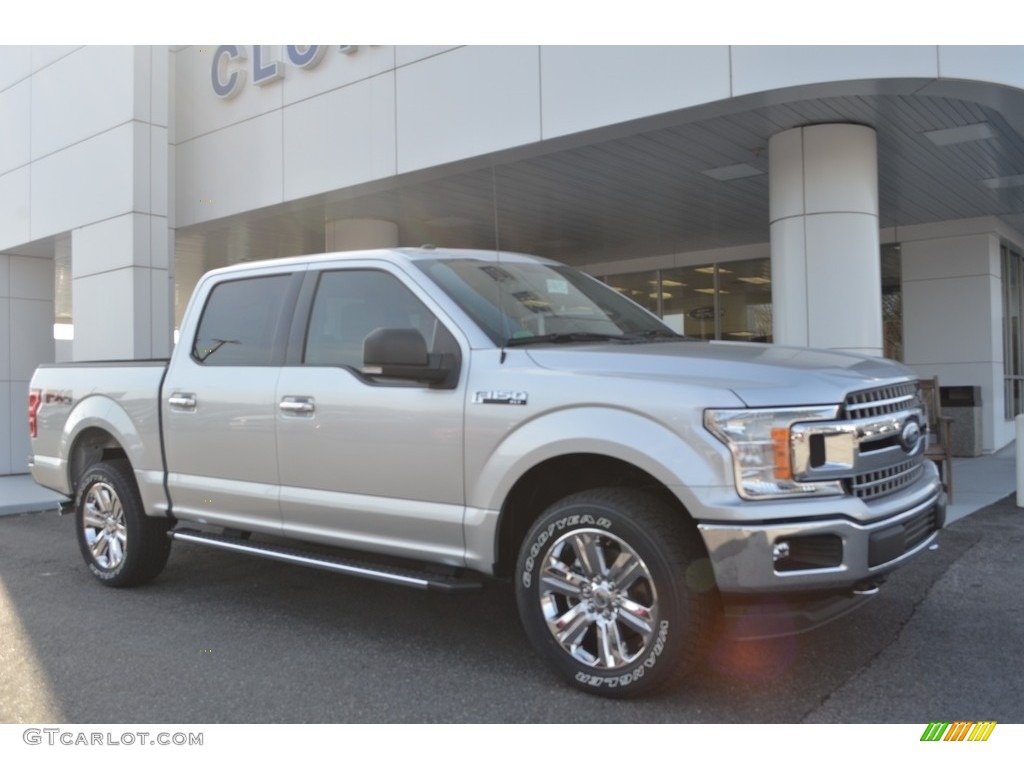 2018 F150 XLT SuperCrew 4x4 - Ingot Silver / Light Camel photo #1
