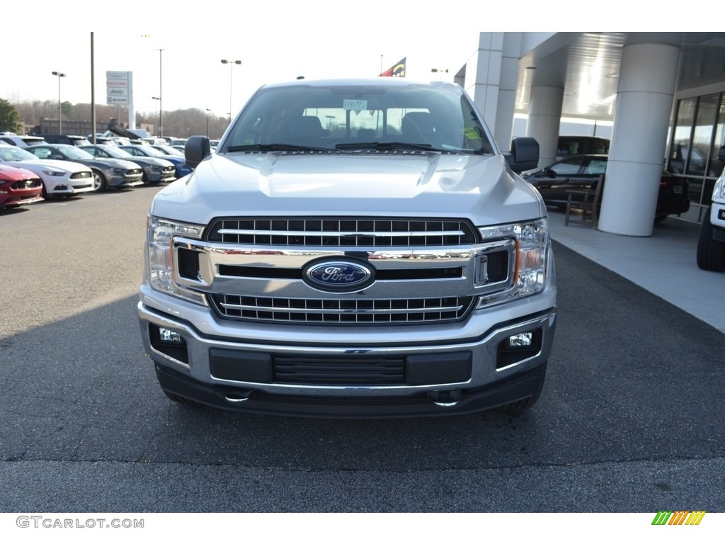 2018 F150 XLT SuperCrew 4x4 - Ingot Silver / Light Camel photo #4