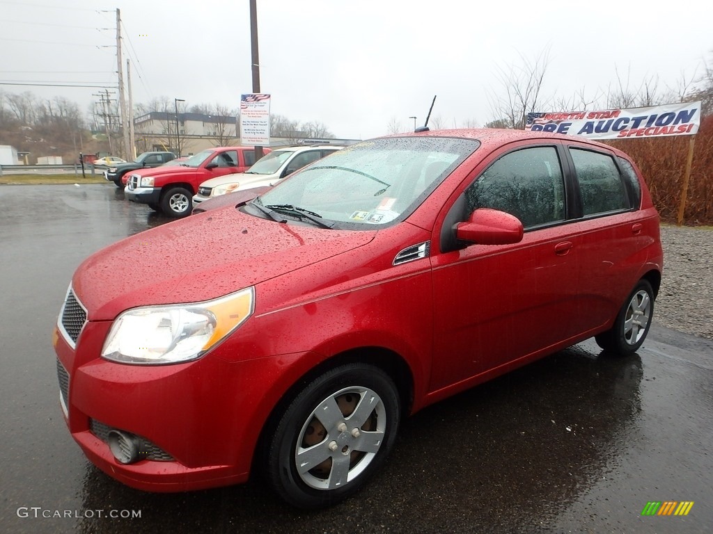 2010 Aveo Aveo5 LT - Sport Red / Charcoal photo #1