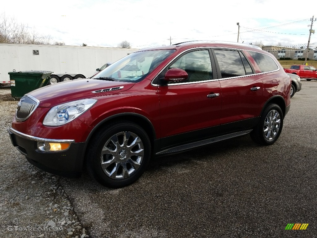 2012 Enclave AWD - Crystal Red Tintcoat / Cashmere photo #8