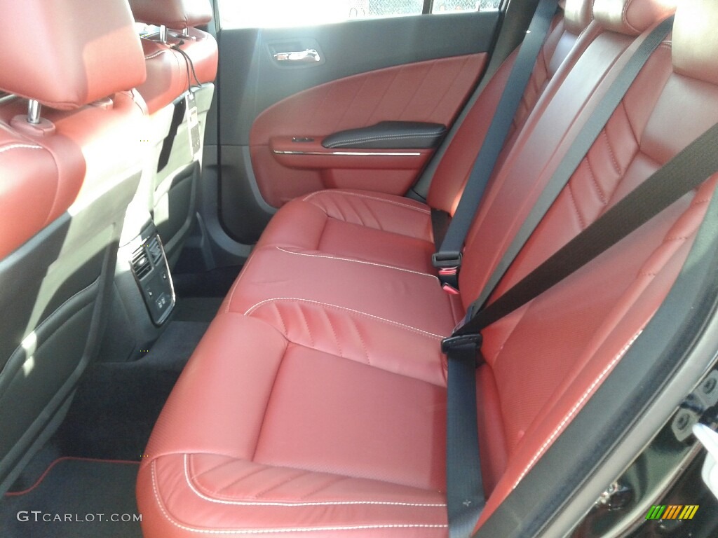 Demonic Red/Black Interior 2018 Dodge Charger SRT Hellcat Photo #125526600