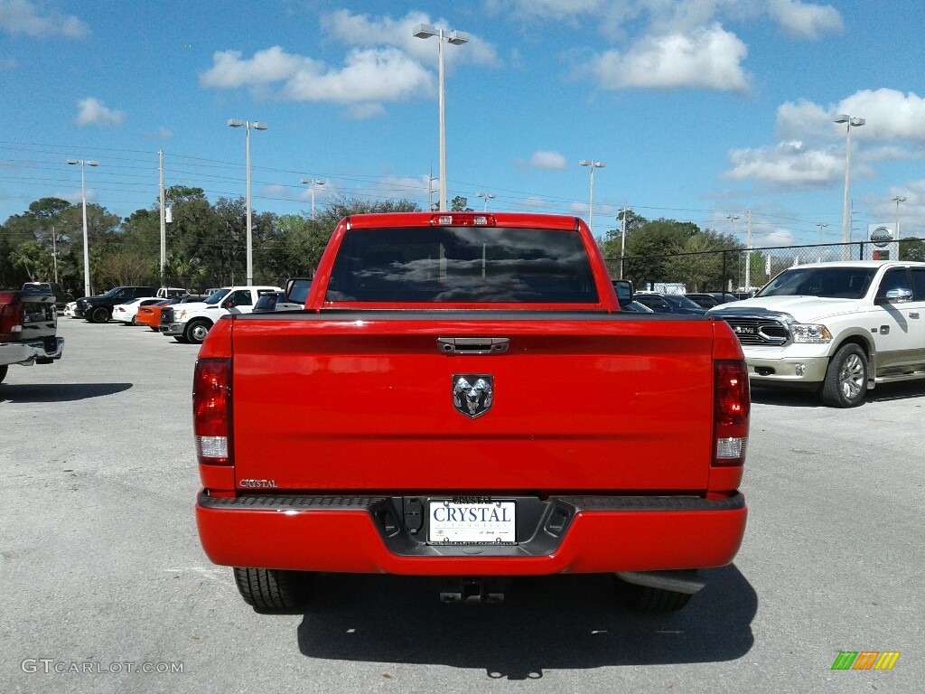 2018 1500 Express Regular Cab - Flame Red / Black/Diesel Gray photo #4