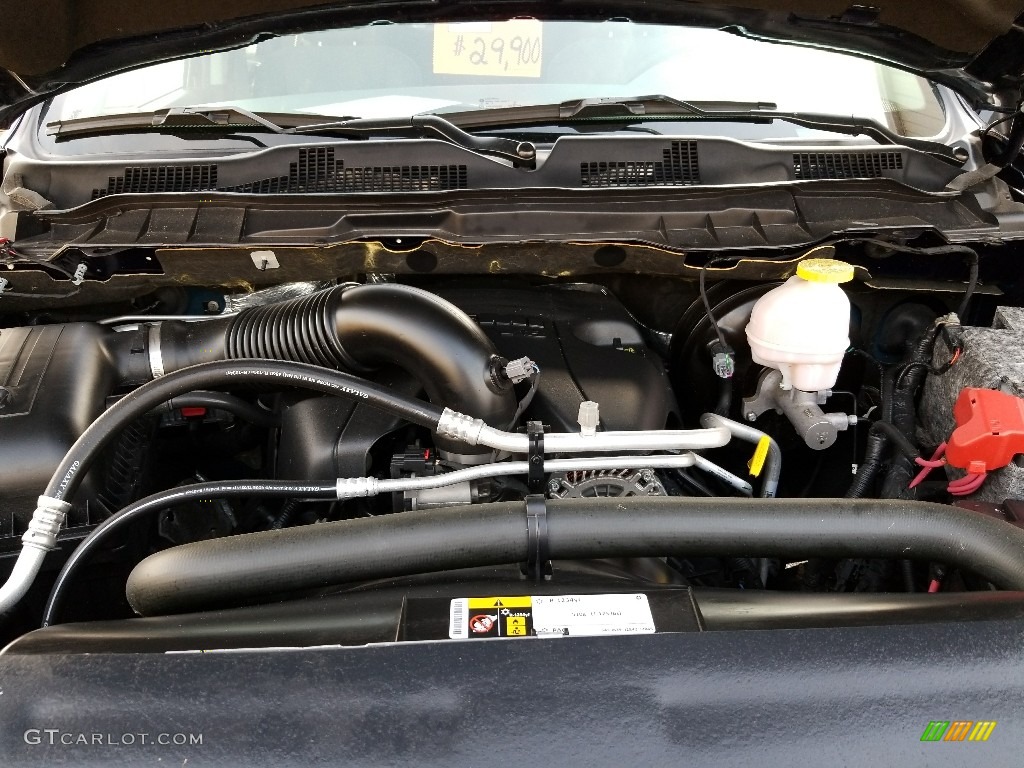 2017 1500 Big Horn Crew Cab 4x4 - True Blue Pearl / Black/Diesel Gray photo #34