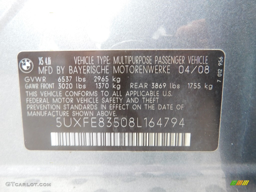 2008 X5 4.8i - Platinum Bronze Metallic / Black photo #9