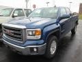 Stone Blue Metallic - Sierra 1500 SLE Double Cab 4x4 Photo No. 8