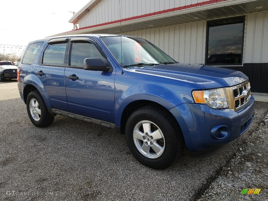 2010 Escape XLS 4WD - Sport Blue Metallic / Stone photo #7