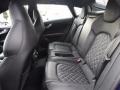 Black Valcona leather with diamond stitching Rear Seat Photo for 2013 Audi S7 #125529444
