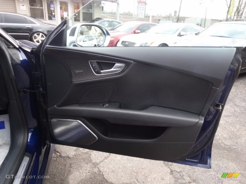 2013 S7 4.0 TFSI quattro - Estoril Blue Crystal / Black Valcona leather with diamond stitching photo #17