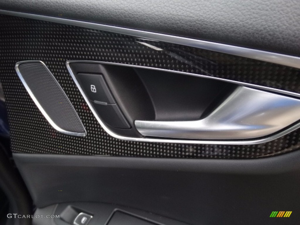 2013 S7 4.0 TFSI quattro - Estoril Blue Crystal / Black Valcona leather with diamond stitching photo #20