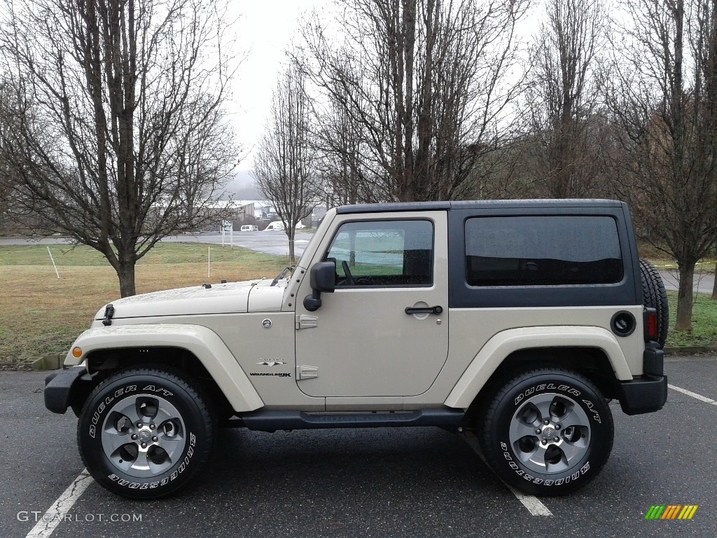 2018 Wrangler Sahara 4x4 - Gobi / Black photo #1