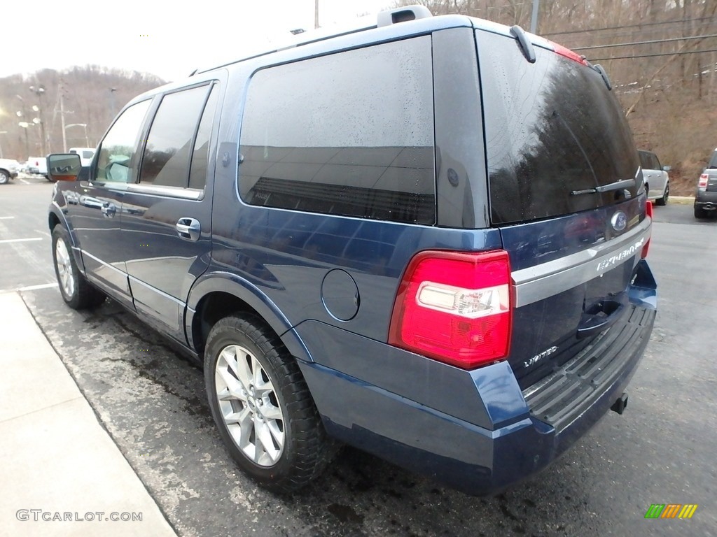 2017 Expedition Limited 4x4 - Blue Jeans / Dune photo #4