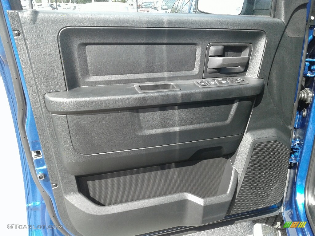 2018 1500 Express Quad Cab - Blue Streak Pearl / Black/Diesel Gray photo #18