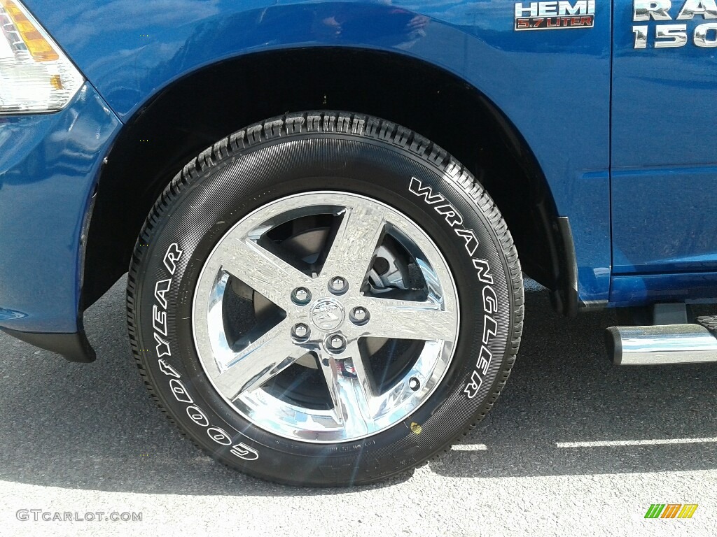 2018 1500 Express Quad Cab - Blue Streak Pearl / Black/Diesel Gray photo #21