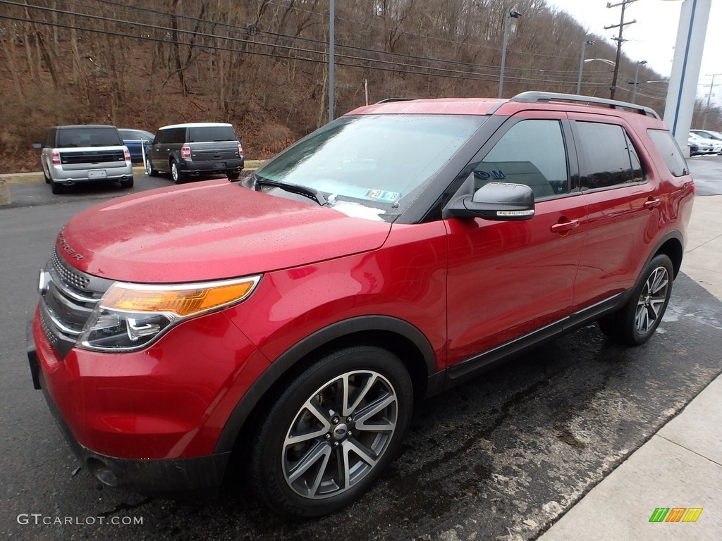 2015 Explorer XLT 4WD - Ruby Red / Charcoal Black photo #6