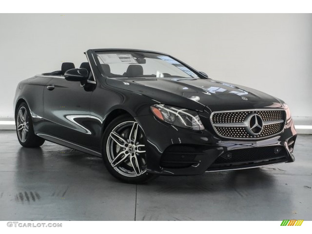 2018 E 400 Convertible - Obsidian Black Metallic / Black photo #12