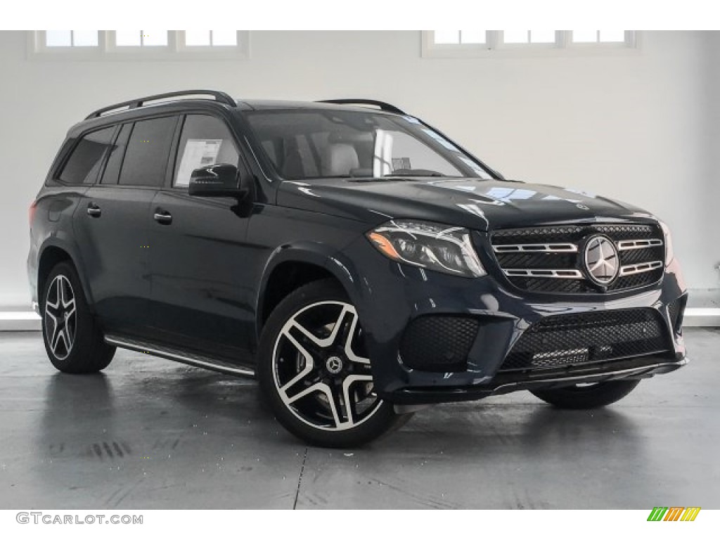 Lunar Blue Metallic 2018 Mercedes-Benz GLS 550 4Matic Exterior Photo #125535900