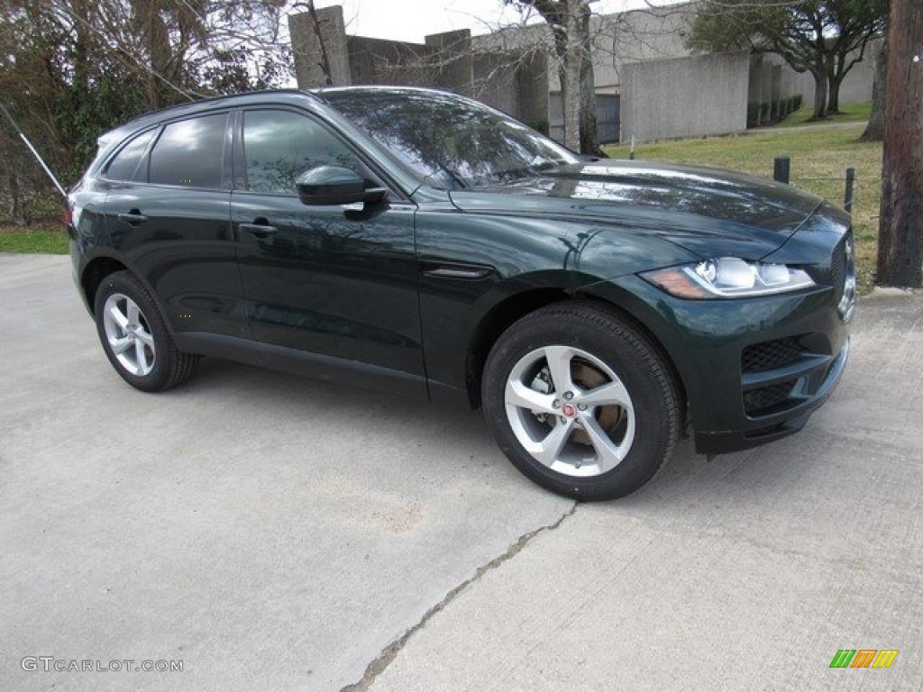 2018 F-PACE 25t AWD Premium - British Racing Green Metallic / Ebony photo #1