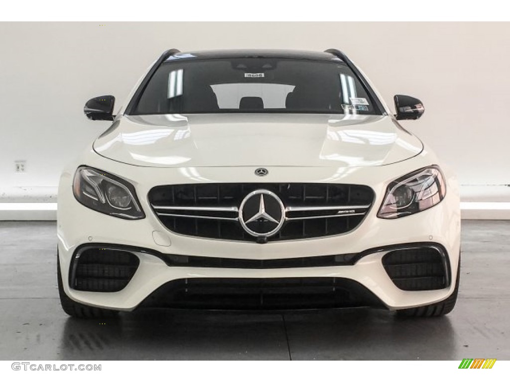 2018 E AMG 63 S 4Matic Wagon - designo Diamond White Metallic / Black photo #2