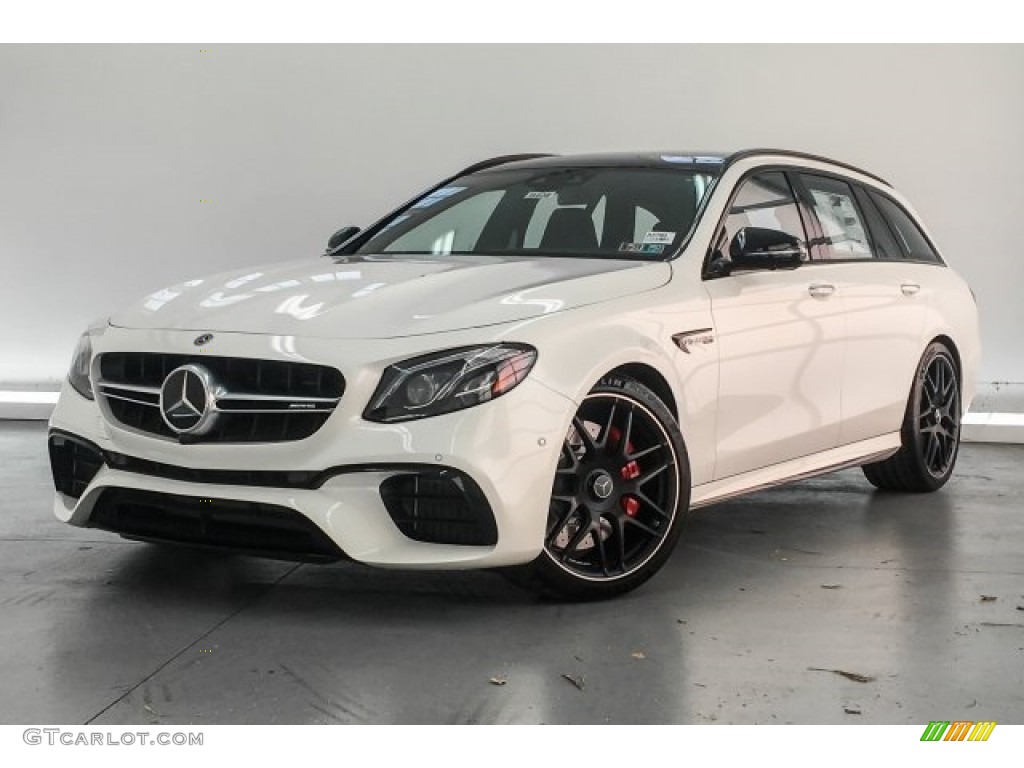 2018 E AMG 63 S 4Matic Wagon - designo Diamond White Metallic / Black photo #12