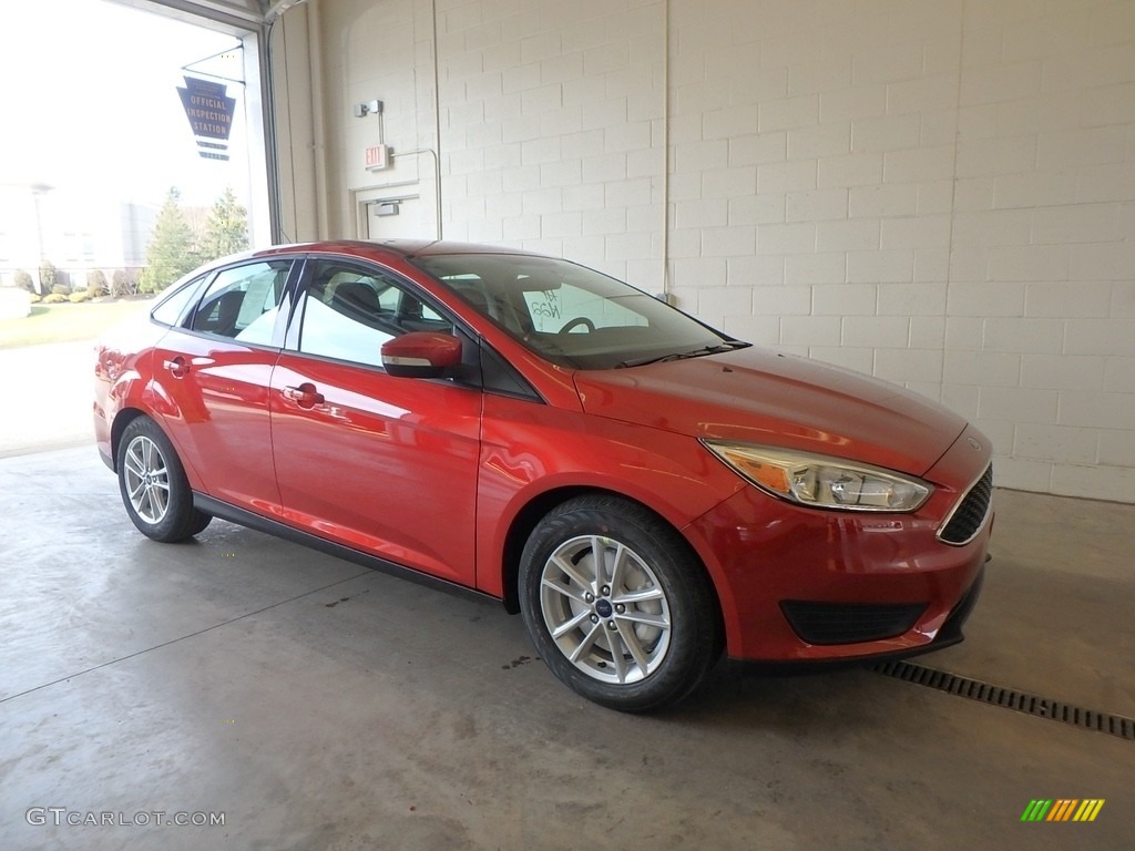 2018 Hot Pepper Red Ford Focus SE Sedan 125534135 Photo 1 GTCarLot