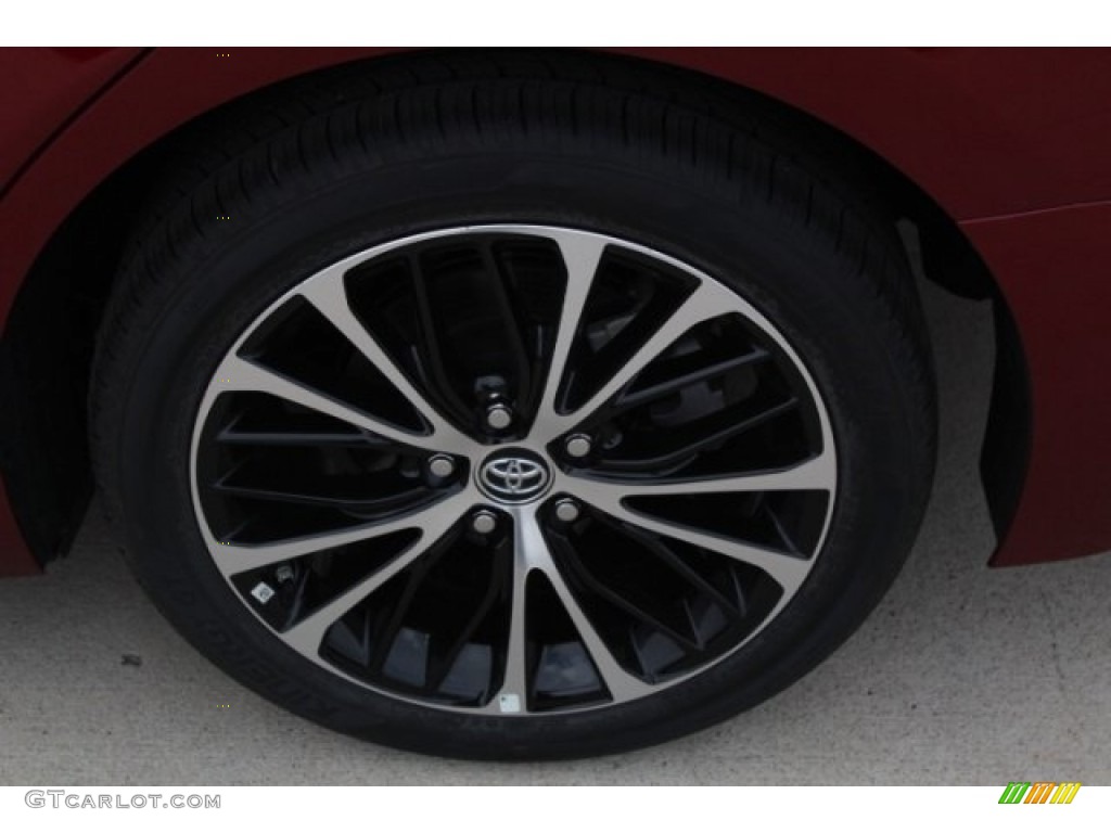 2018 Camry SE - Ruby Flare Pearl / Black photo #5