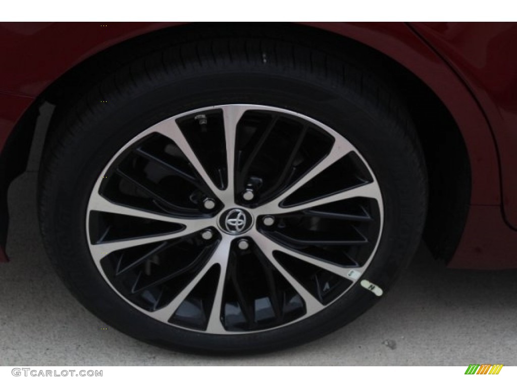 2018 Camry SE - Ruby Flare Pearl / Black photo #9