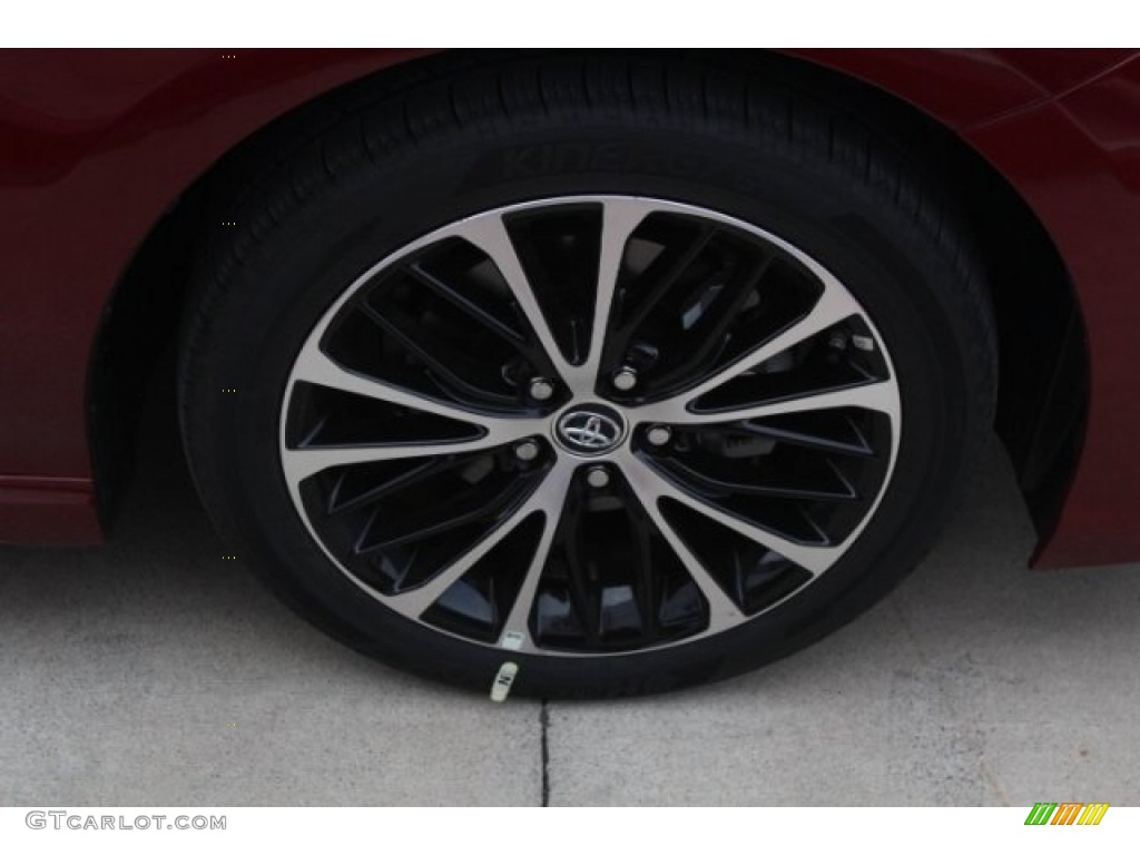 2018 Camry SE - Ruby Flare Pearl / Black photo #10