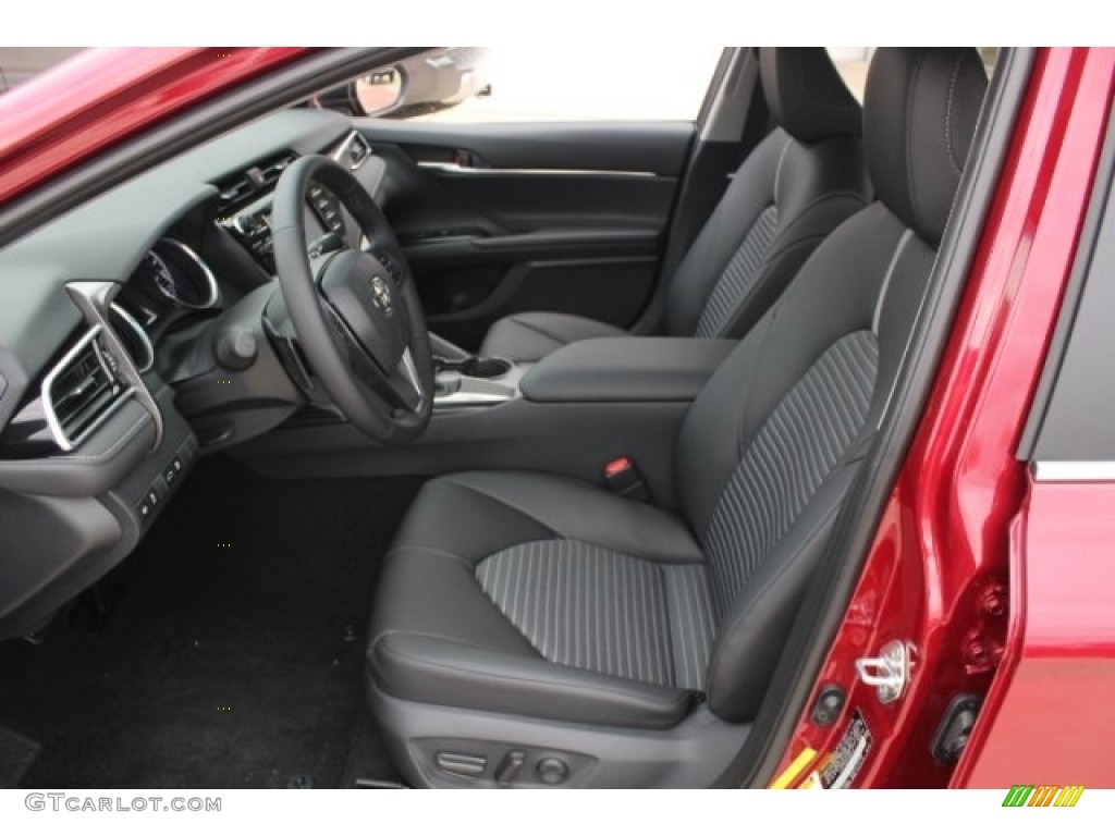 2018 Camry SE - Ruby Flare Pearl / Black photo #13