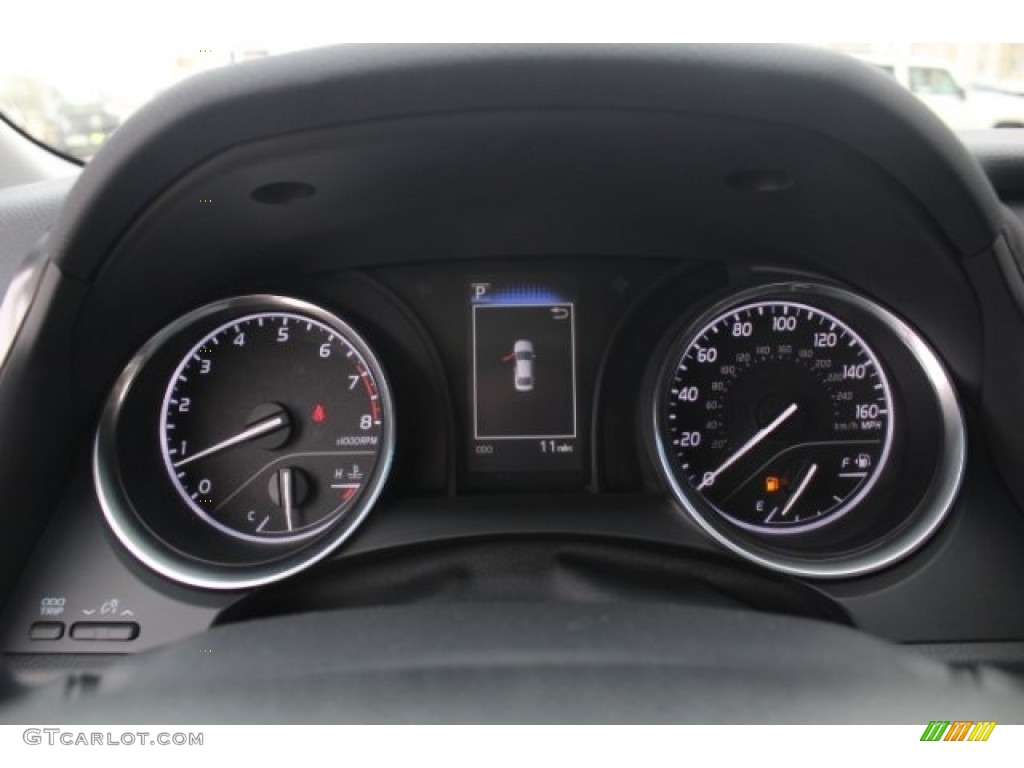 2018 Camry SE - Ruby Flare Pearl / Black photo #19