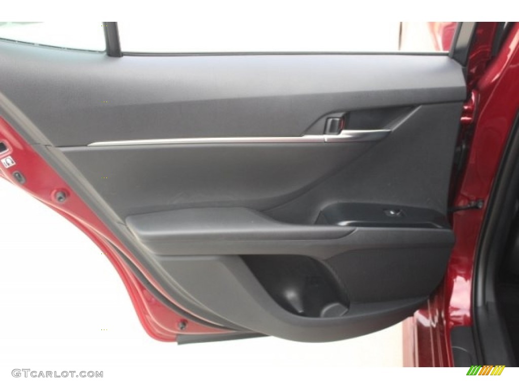 2018 Camry SE - Ruby Flare Pearl / Black photo #21