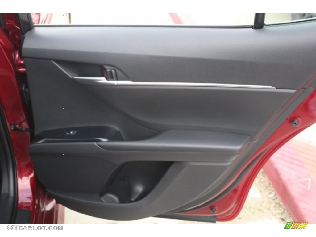 2018 Camry SE - Ruby Flare Pearl / Black photo #26