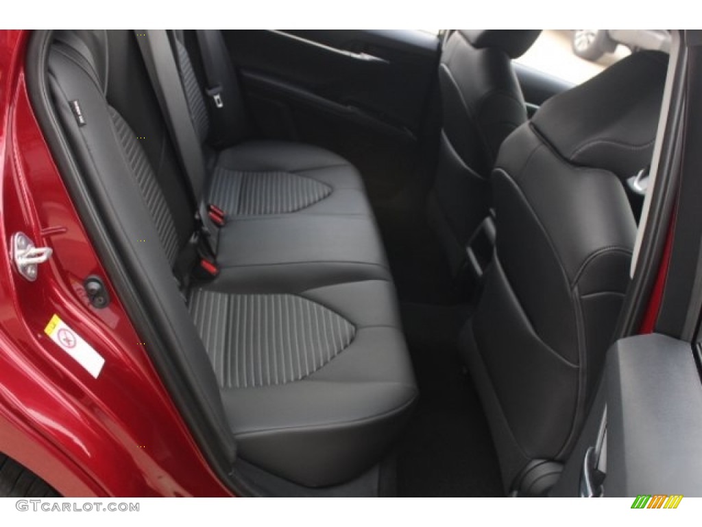 2018 Camry SE - Ruby Flare Pearl / Black photo #27