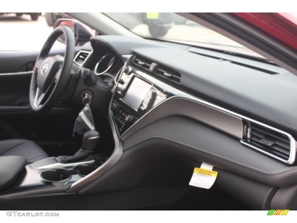2018 Camry SE - Ruby Flare Pearl / Black photo #29