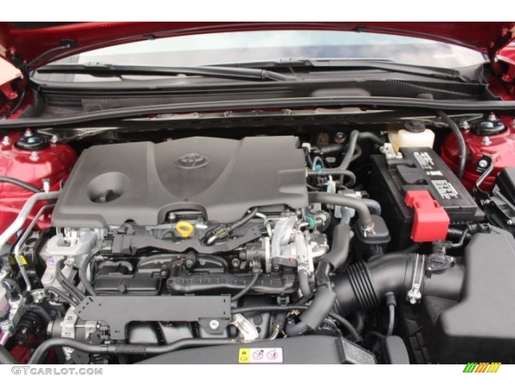 2018 Camry SE - Ruby Flare Pearl / Black photo #31