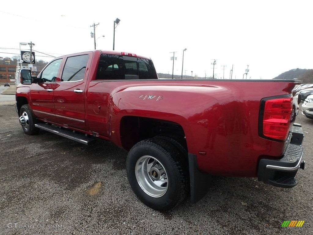 2018 Silverado 3500HD LTZ Crew Cab Dual Rear Wheel 4x4 - Cajun Red Tintcoat / Dark Ash/Jet Black photo #4