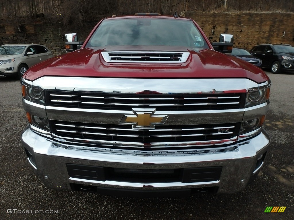 2018 Silverado 3500HD LTZ Crew Cab Dual Rear Wheel 4x4 - Cajun Red Tintcoat / Dark Ash/Jet Black photo #7