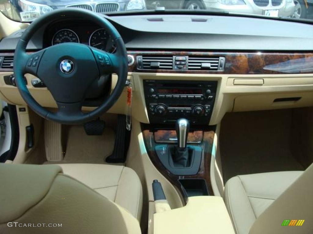 2006 3 Series 330i Sedan - Alpine White / Beige photo #12