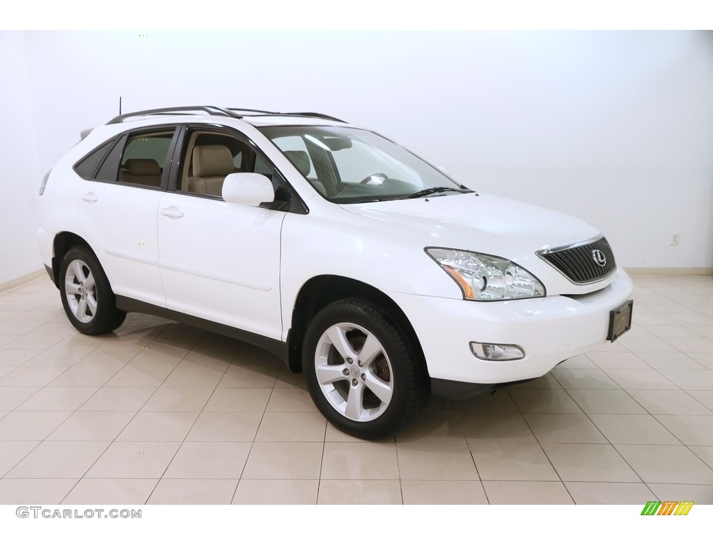 2005 RX 330 AWD - Crystal White / Ivory photo #1