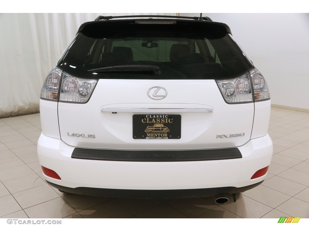 2005 RX 330 AWD - Crystal White / Ivory photo #20