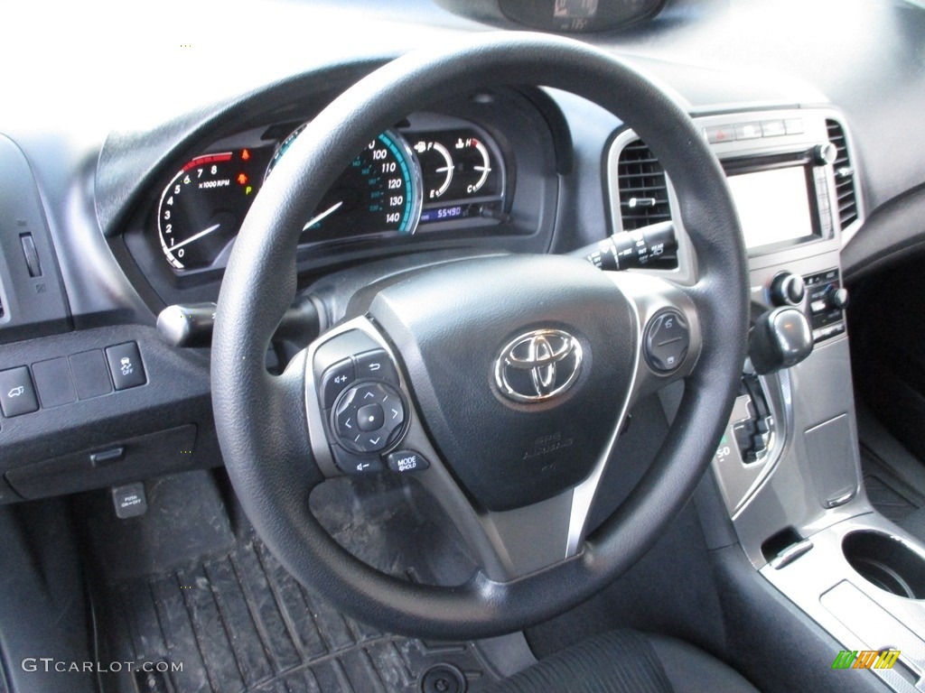 2013 Venza LE AWD - Attitude Black Metallic / Black photo #13