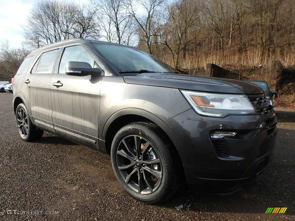 2018 Explorer XLT 4WD - Magnetic Metallic / Ebony Black photo #9