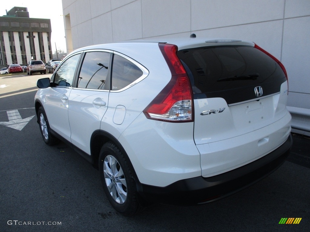 2012 CR-V EX 4WD - White Diamond Pearl / Beige photo #3