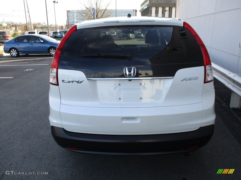 2012 CR-V EX 4WD - White Diamond Pearl / Beige photo #4