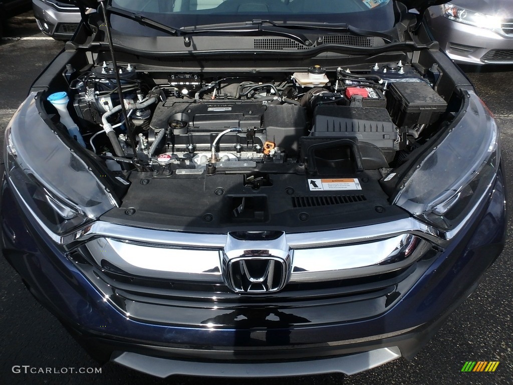 2017 CR-V LX AWD - Obsidian Blue Pearl / Gray photo #18