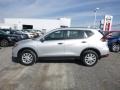 2018 Brilliant Silver Nissan Rogue S AWD  photo #2