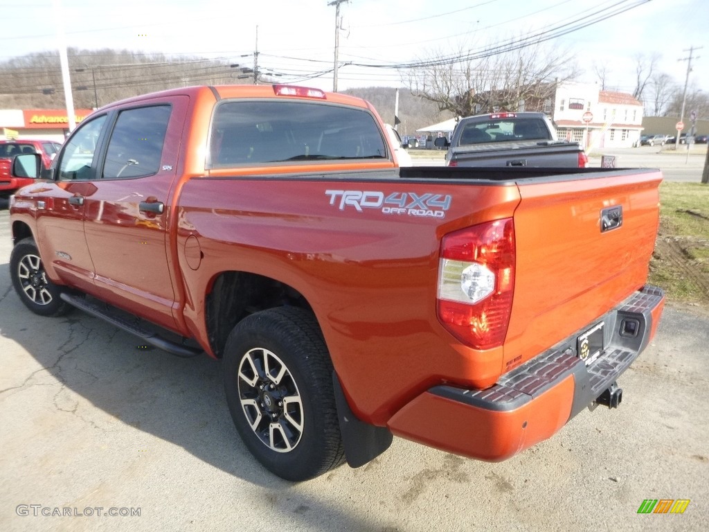 2017 Tundra SR5 CrewMax 4x4 - Inferno Orange / Black photo #3