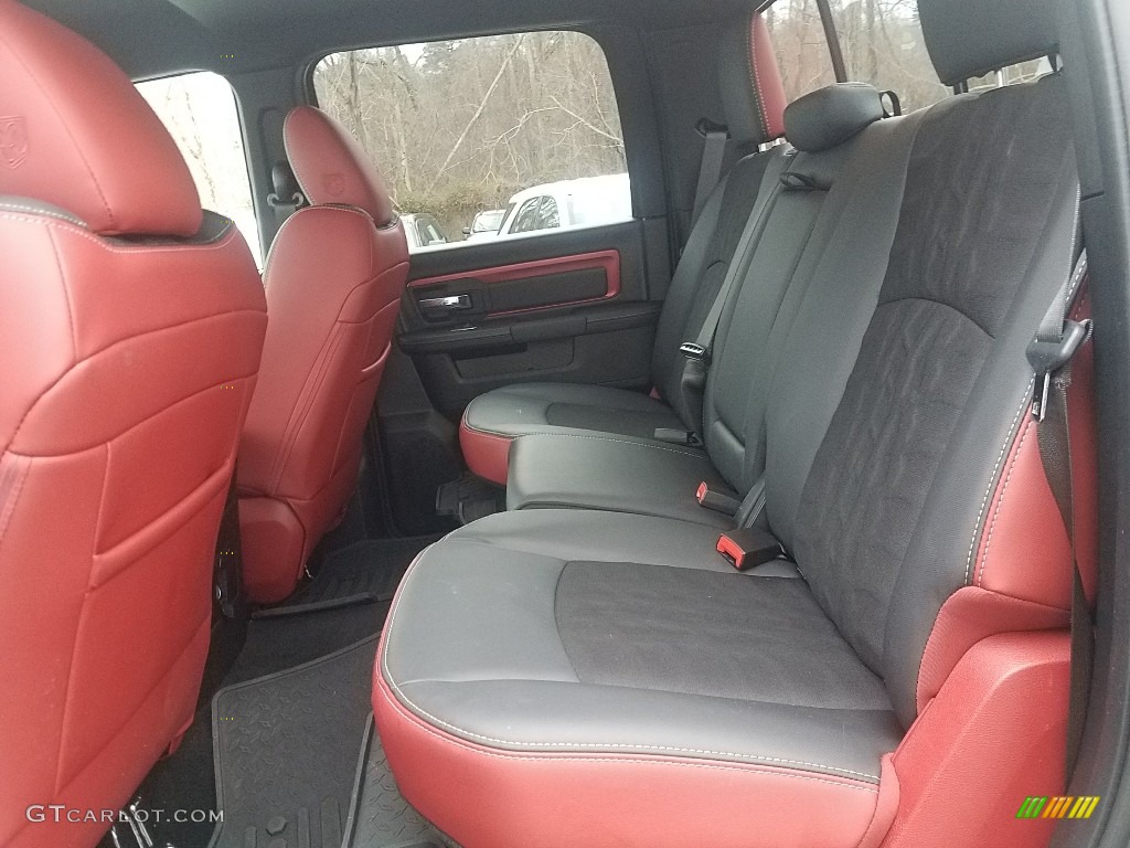2017 1500 Rebel Crew Cab 4x4 - Granite Crystal Metallic / Rebel Theme Red/Black photo #3