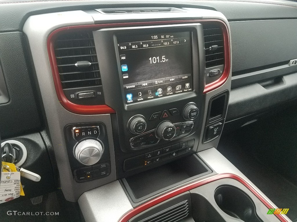 2017 1500 Rebel Crew Cab 4x4 - Granite Crystal Metallic / Rebel Theme Red/Black photo #4