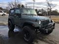 2014 Hydro Blue Pearl Coat Jeep Wrangler Sport 4x4  photo #3